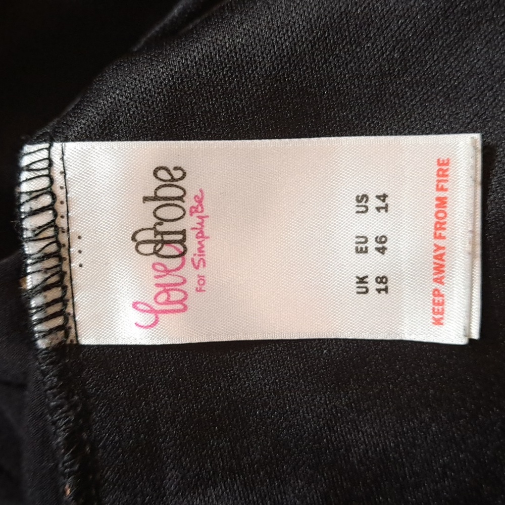 Lovedrobe Women’s Top Tank Gold Sequin Front Black Back Sleeveless Scoop Size 14 - Picture 6 of 10